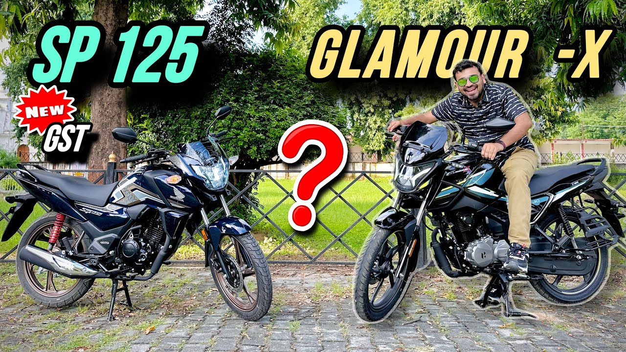 मात्र 1 हज़ार का अंतर : Honda SP 125 Vs Hero Glamour X 🔥 125cc best bike 2025 : New GST ❓