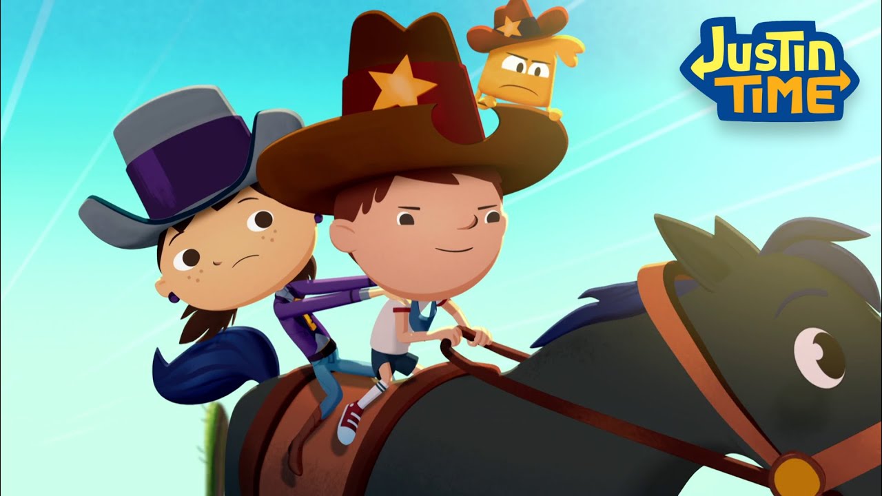 Sammy the Kid Cowboy 🤠| Justin Time | Guru Kids
