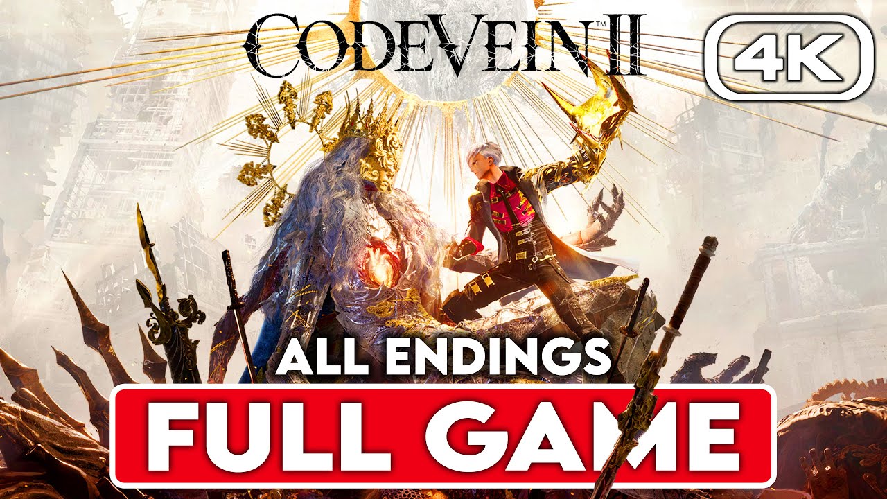 CODE VEIN 2 Gameplay Walkthrough (All Endings) FULL GAME [4K 60FPS] - No Commentary