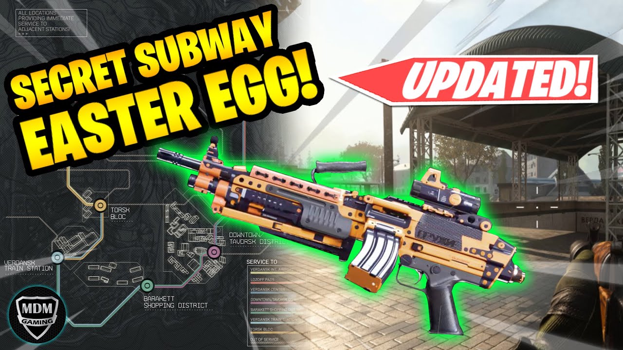 UPDATED: Subway Easter Egg Puzzle - DO IT NOW! | Call of Duty Warzone