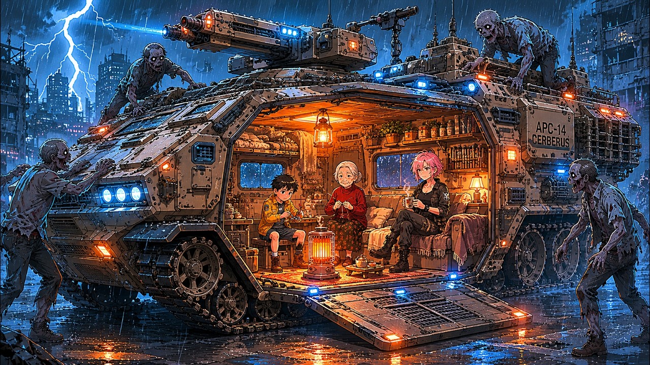 Renovating a Survival Tank Home in a Zombie Apocalypse | Ghibli Life Studio