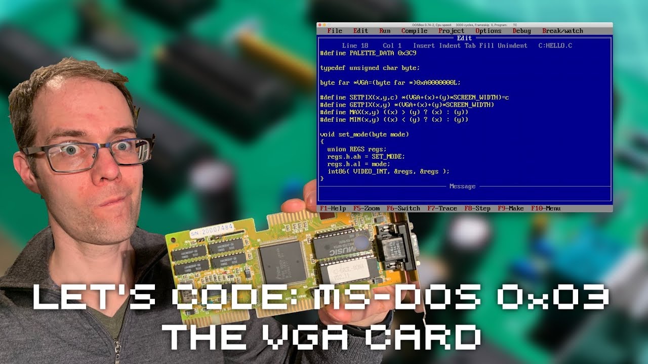 Let's Code MS DOS 0x03: The VGA Card