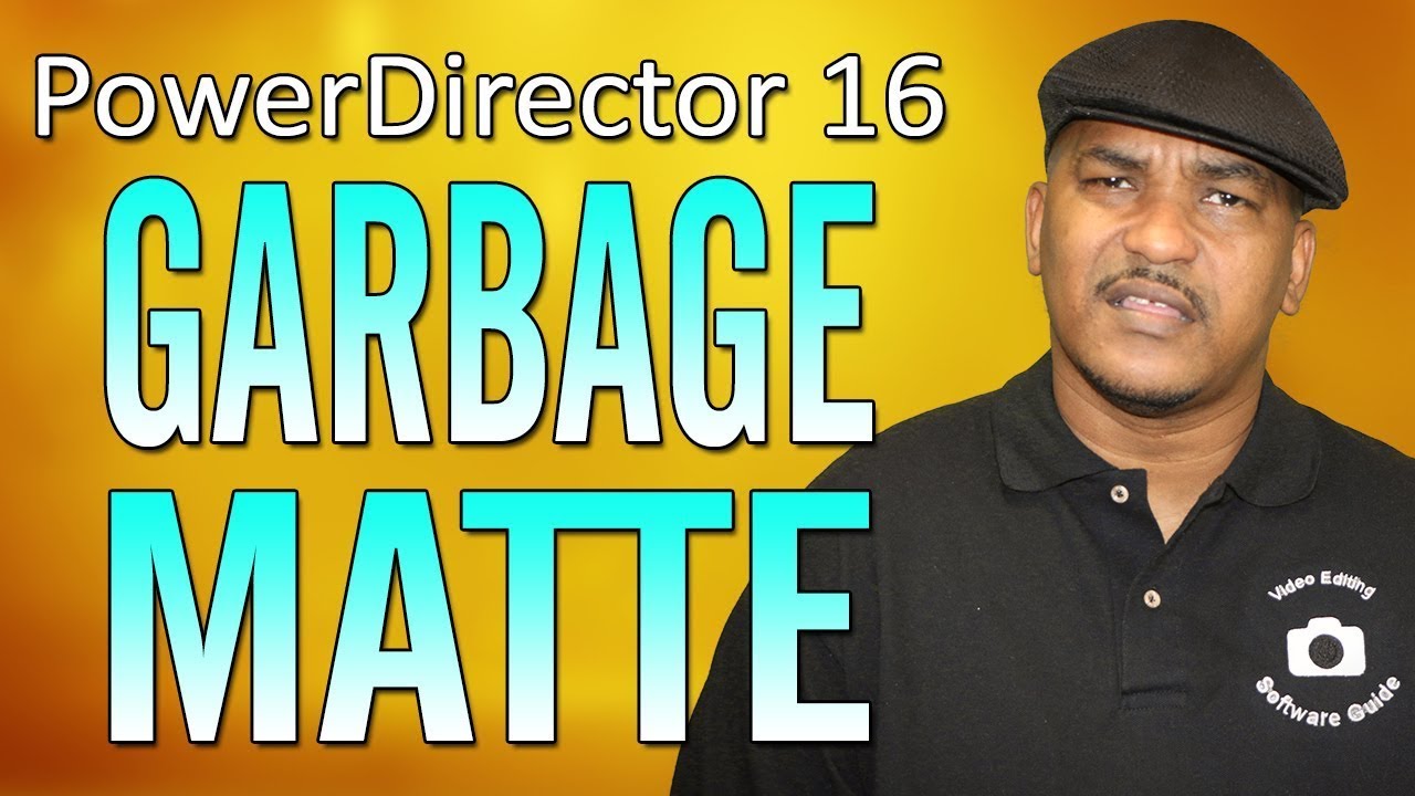 Как сделать собственные маски с помощью Garbage Matte | PowerDirector