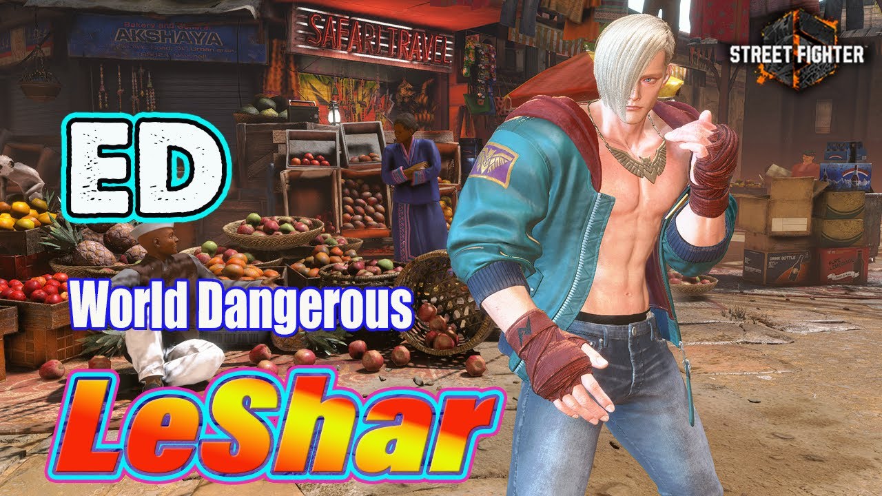 SF6 🔥 LeShar World Dangerous ED   Vs   Wabiichi (RYU) 🔥 SF6 DLC High Level Replays