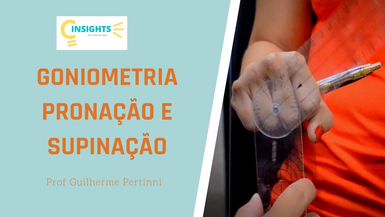 Goniometria da pronação e supinação.#Fisioterapia #Goniometria #Semiologia