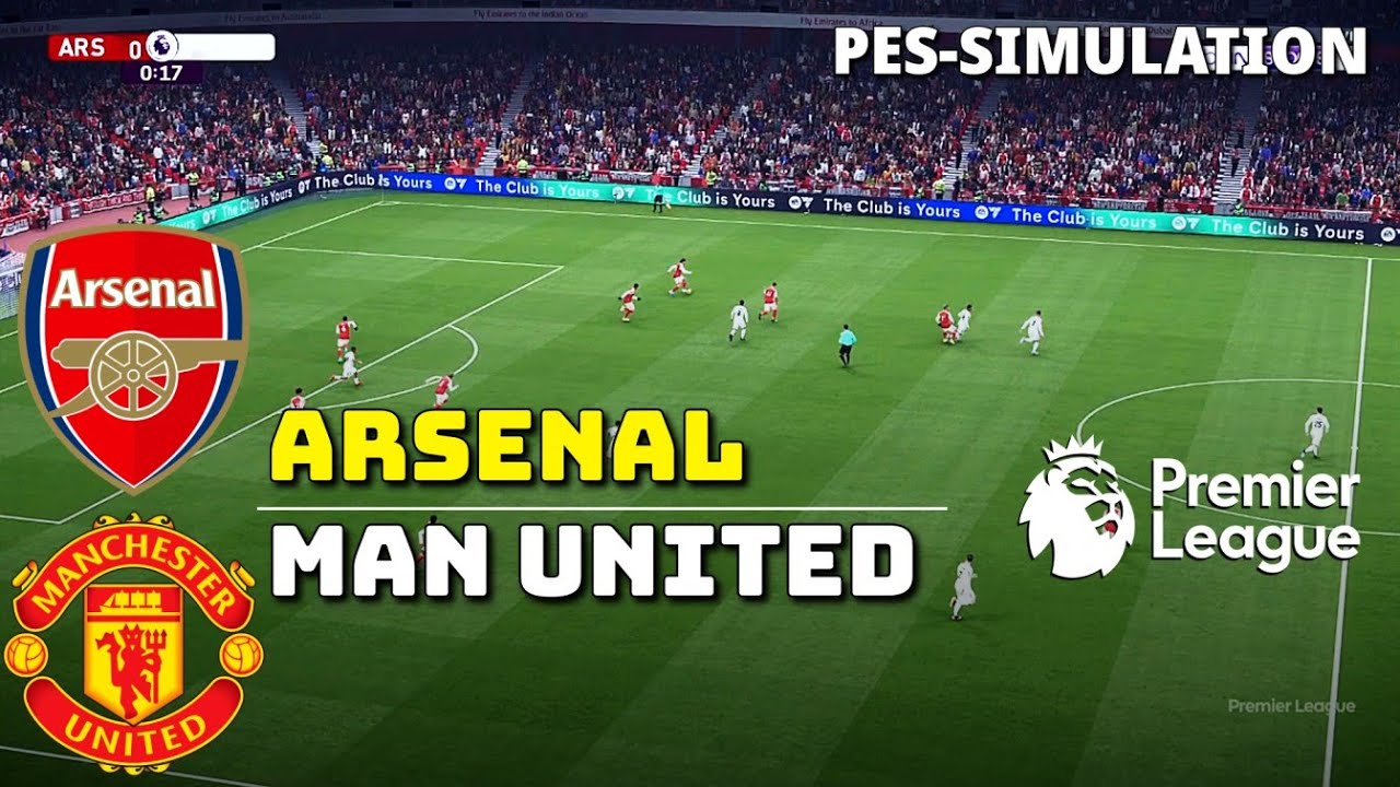 Arsenal vs Manchester United - Premier League 2025 | PES 21 Simulation