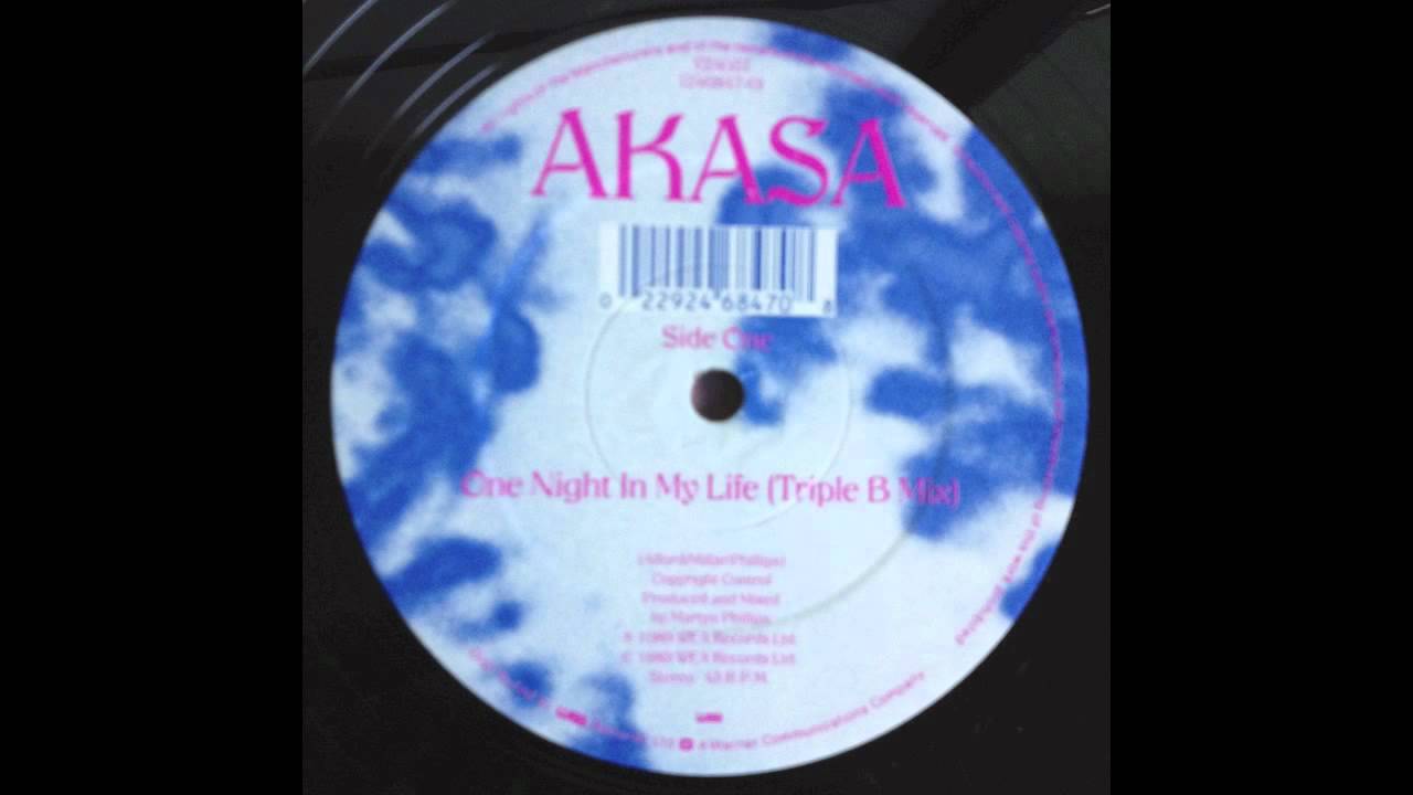 Akasa - One Night In My Life (Triple B Mix) (1989)