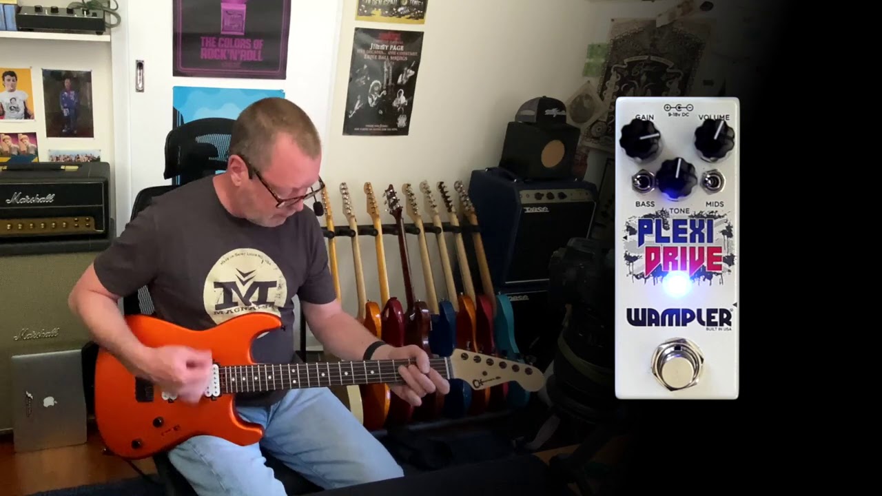Wampler: PLEXI DRIVE MINI  |  Charvel HT HH Demo