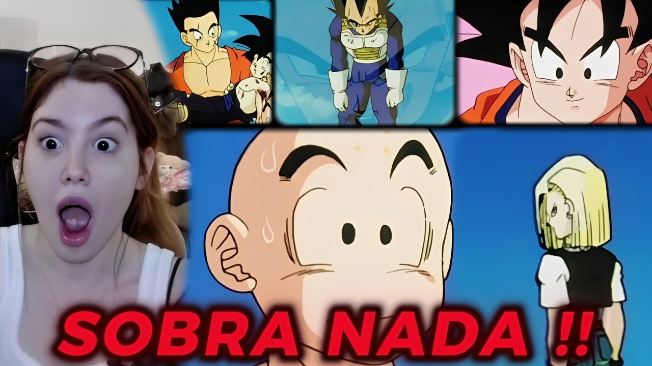 Vegeta na bad, Kuririn moggado pela Android e Goku tirou ferias da familia kkkk....DBZ EP 192