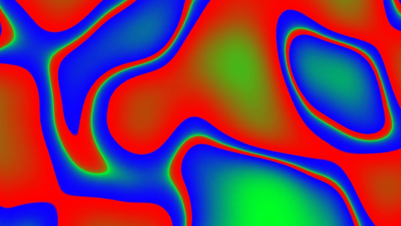 Relaxing Digital Lava Lamp | Psychedelic Background/Screensaver Video Loop [1 Hour, 4K]