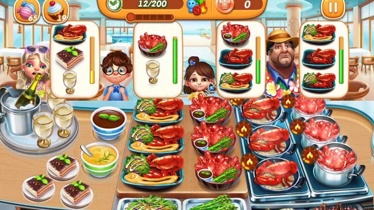 Cooking City, Sea Food Restaurant, Rome Italy, Super Cafe sea food (iOs & Android) GamePlay#22