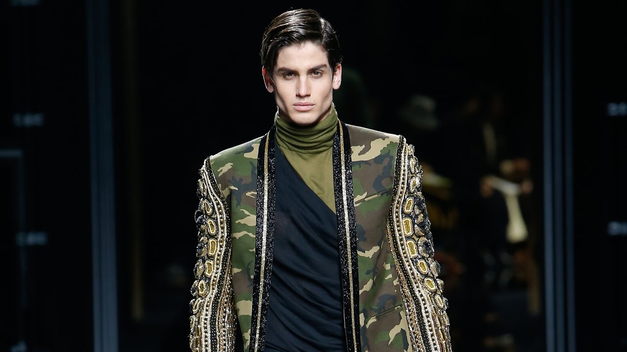 Balmain Fall/Winter 2017 Menswear Show