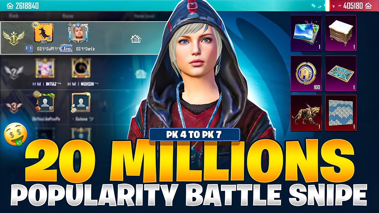 PK4 To Pk7 Popularity Battle Journey -20 Million Popularity Snipe -How To Win Home Popularity Battle