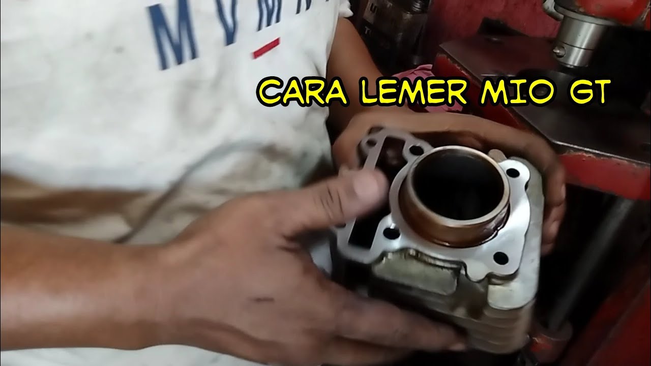 Cara lemer motor mio j tanpa di boring