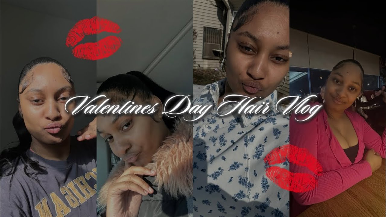 Valentine’s Day Hair Vlog 💕 | My First Ponytail Style