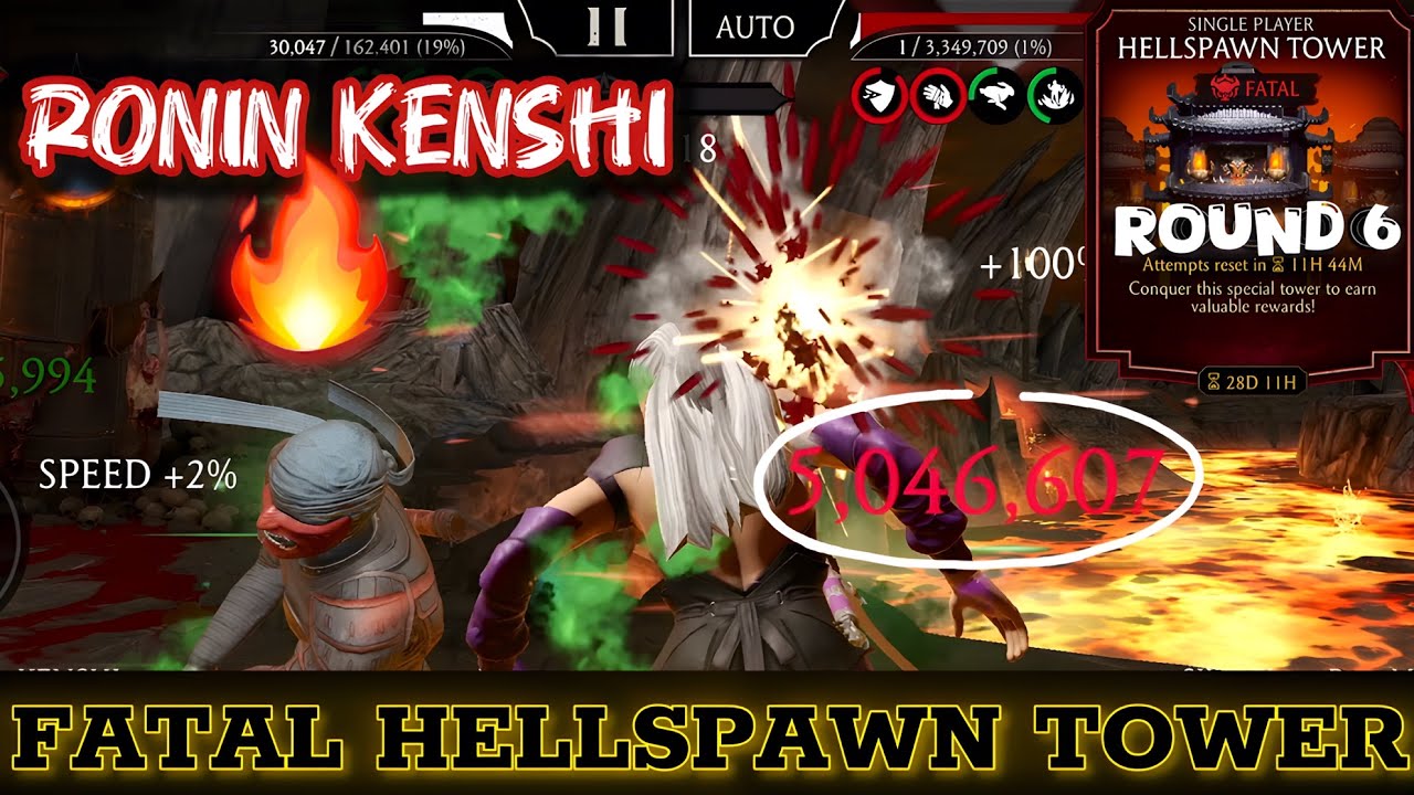 Fatal Hellspawn Tower Boss Battle 200 & 160, 180 Fight + Rewards Mortal Kombat Mobile