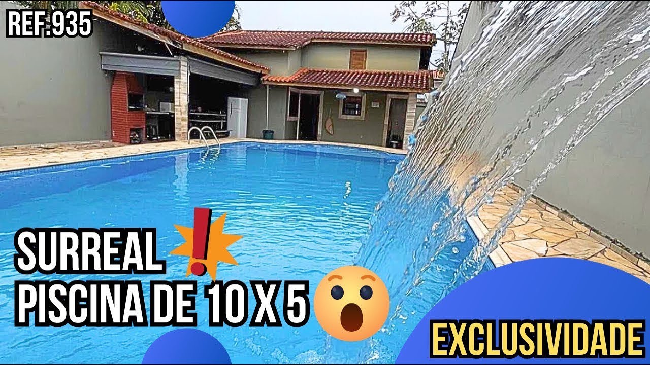 REF.935 Sua casa na praia com uma piscina ENORME!!