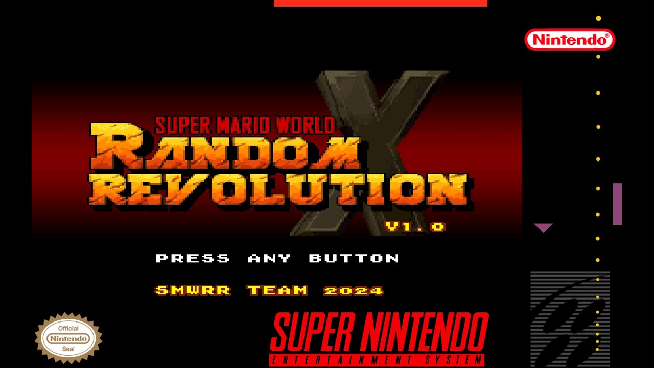 Super Mario World Random Revolution X (V1.0) (2024) SMW Hack Прохождение