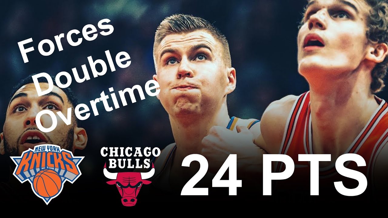 Kristaps Porzingis Full Highlights 2018.01.10 vs Bulls - 24 Pts, 6 Reb, 4 Blk
