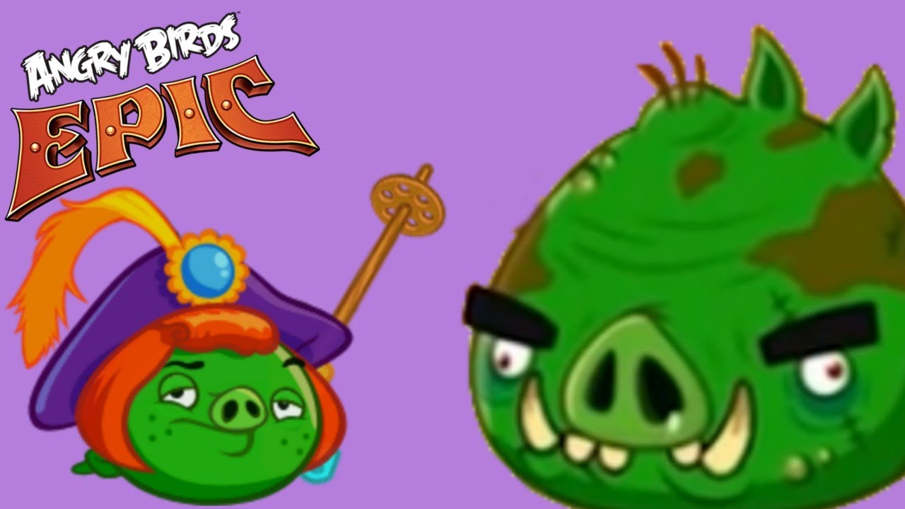 ANGRY BIRDS EPIC. MOD CAVE 33 (BETA PROTOTYPE) BY ME. PIG FACTORY. LEVEL 4. WALKTHROUGH ANGRY BIRDS.