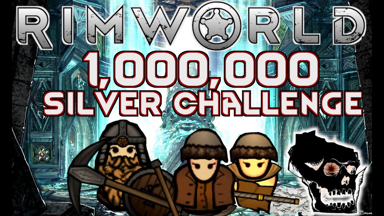[69] RimWorld - Huge Skaven Raid! - Medieval Dwarf Silver Hoarders - 1,000,000 - Let's Play