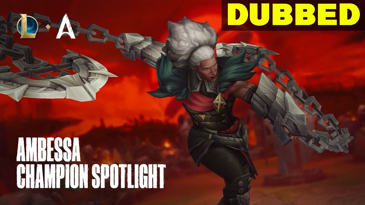 Ambessa Champion Spotlight (DUBBED - English Version) | Gameplay - League of Legends
