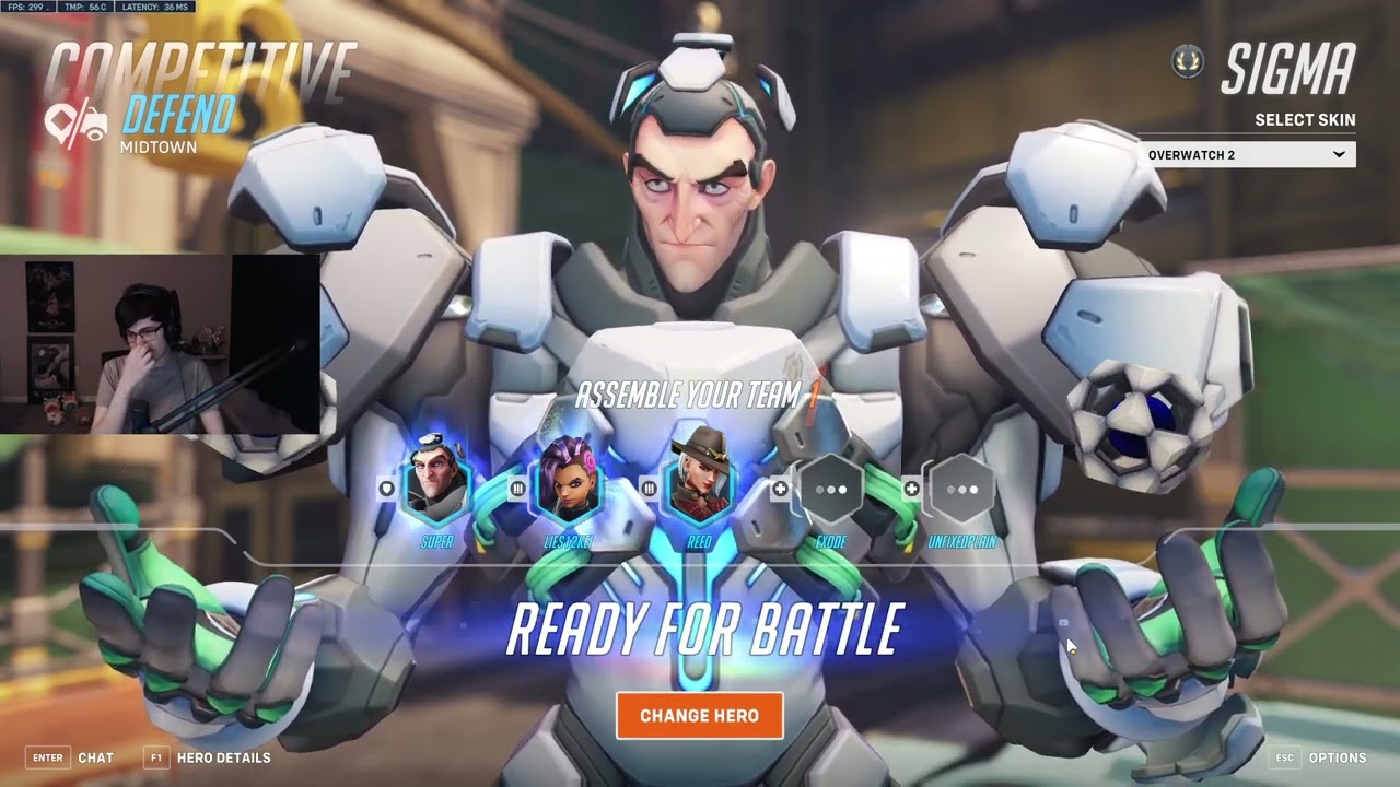 26K DMG! SUPER SIGMA OVERWATCH 2 SEASON 11 TOP 500 GAMEPLAY