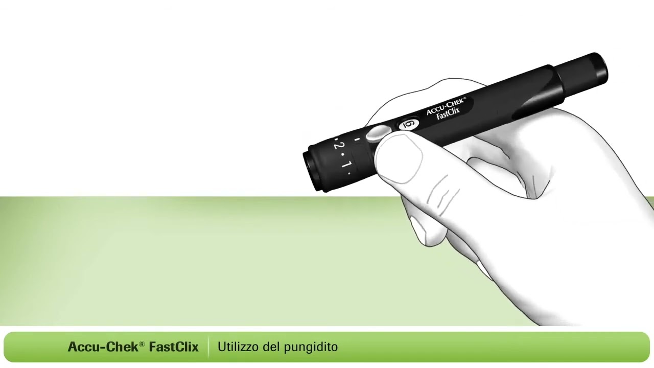 Utilizzo del pungidito Accu-Chek FastClix