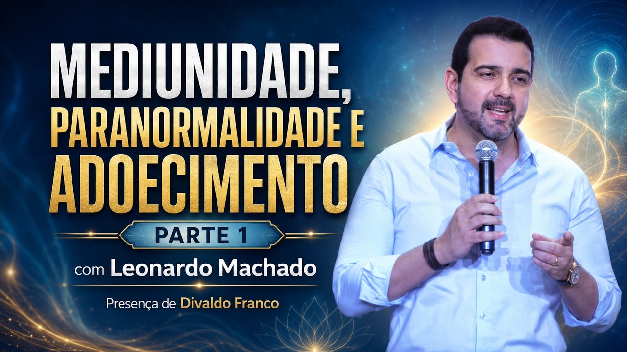 Mediunidade, paranormalidade e adoecimento (Parte 1) - Leonardo Machado - palestra espírita
