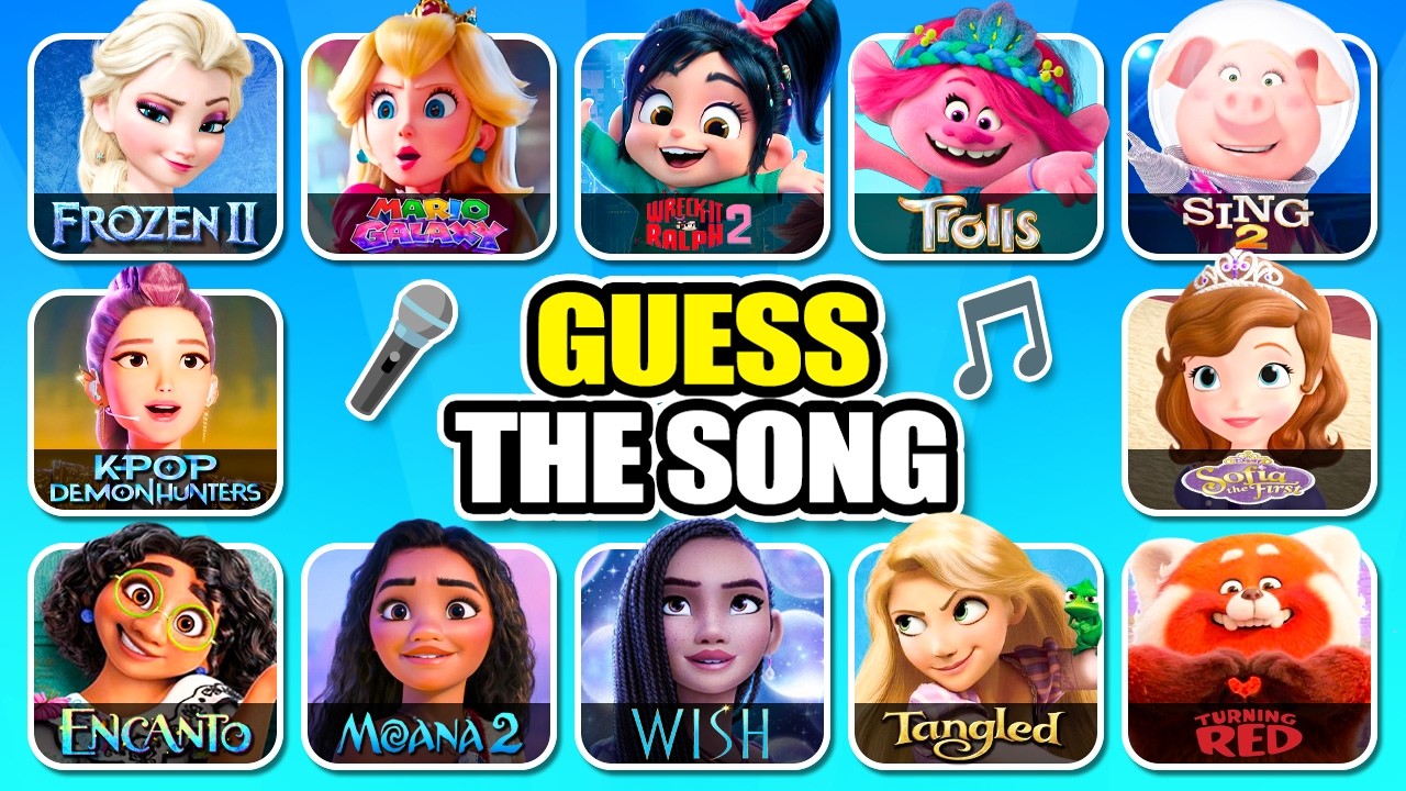 🎶🎵 Угадайте песню по именам известных женских персонажей: Эльза, принцесса Пич, Моана, Руми и дру...
