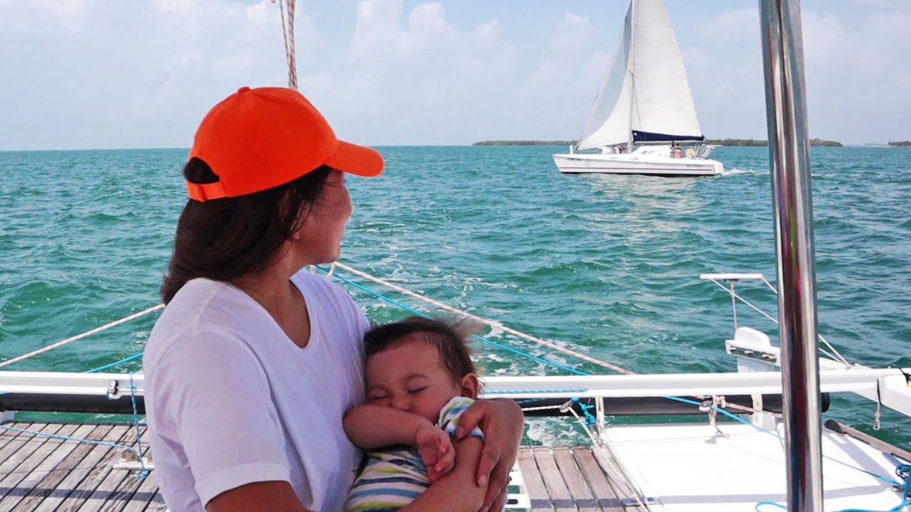 Buddy Sailing with a CLASSIC CATAMARAN - Ep 119 Sailing Luckyfish