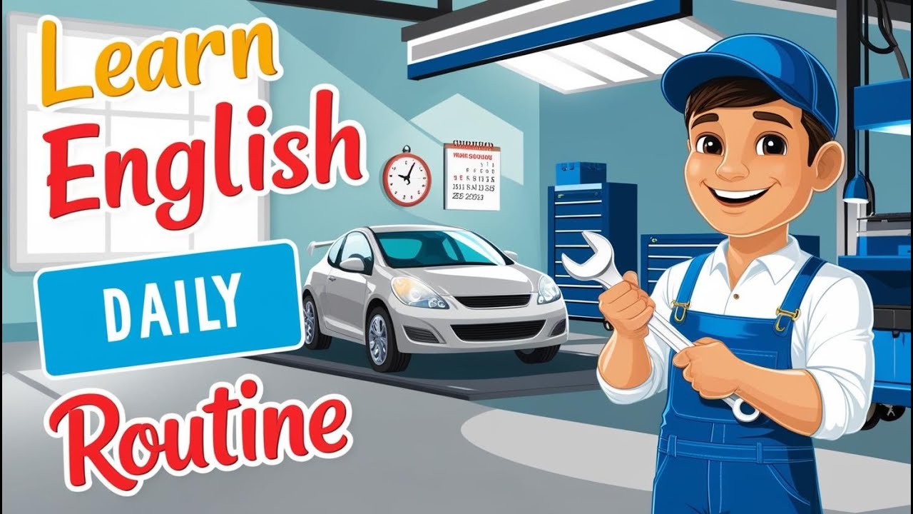 English for Beginners | Daily routine in English | Car Mechanic | Podcast