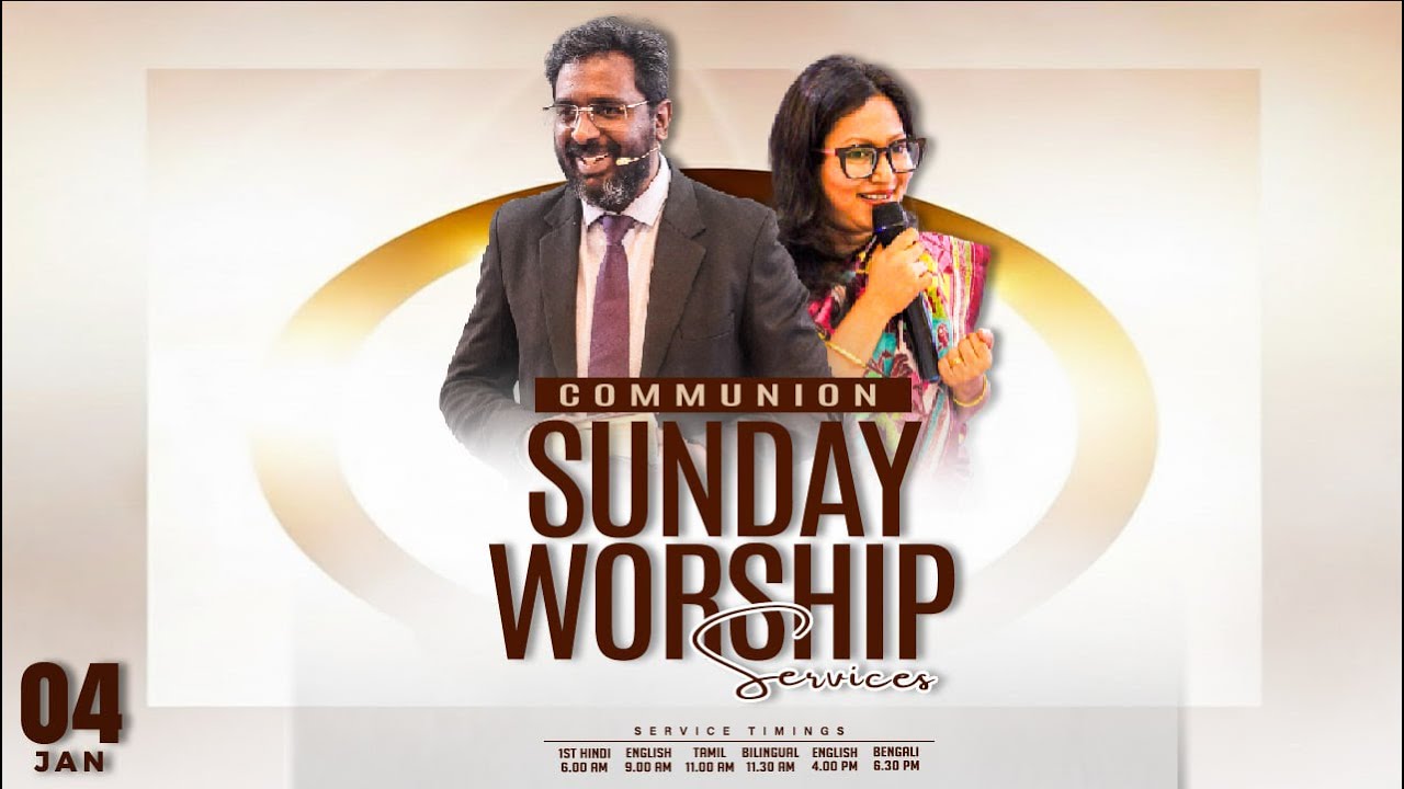 SUNDAY ENGLISH WORSHIP SERVICE || @thefaithglobal || Rev. Dr. Shaji Thankaraj || 04 JAN, 2026