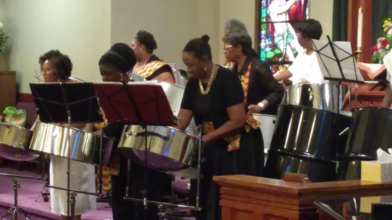 Blessed Assurance on steel pan by the women of the Presbyterian Church of St Albans