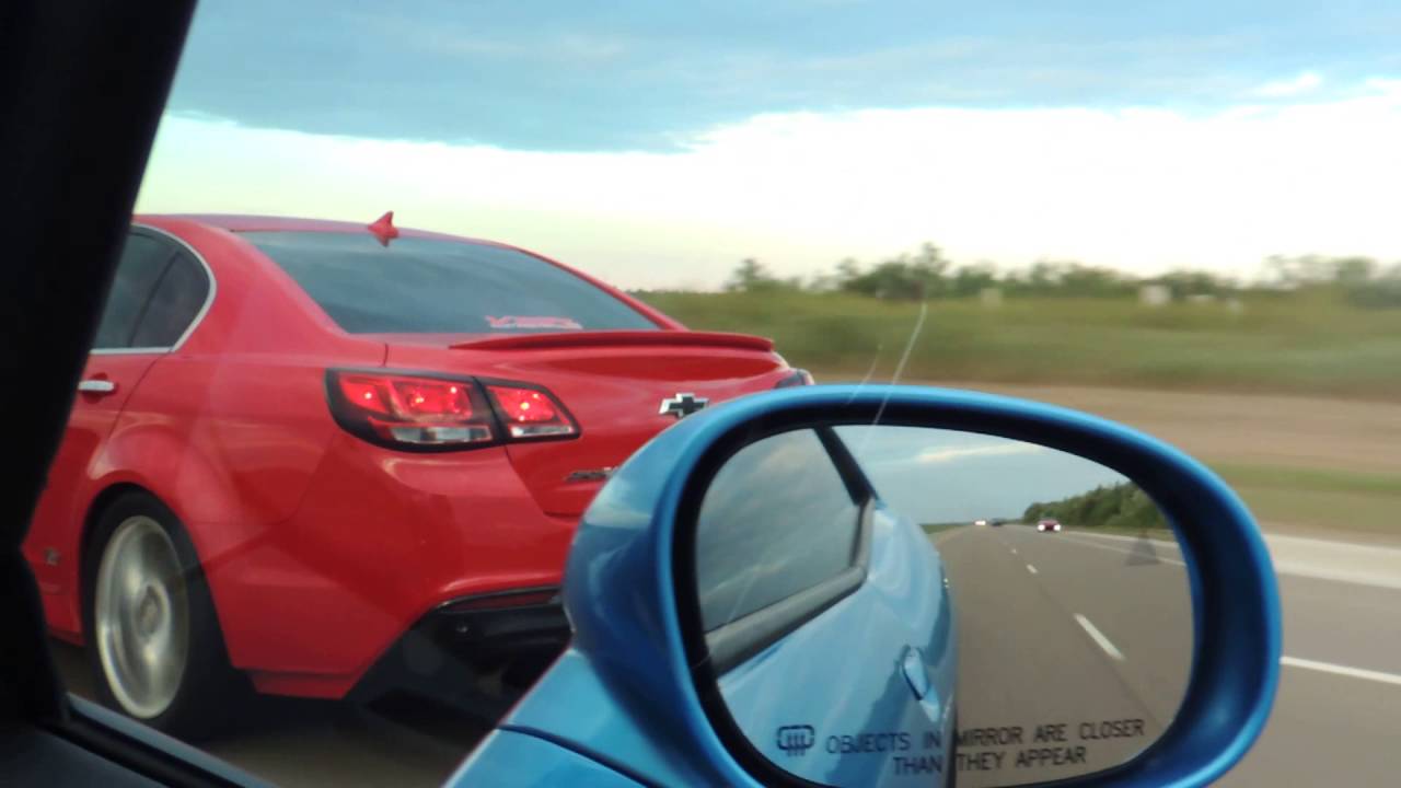 Dodge Hellcat Vs Chevy SS Sedan Super charged
