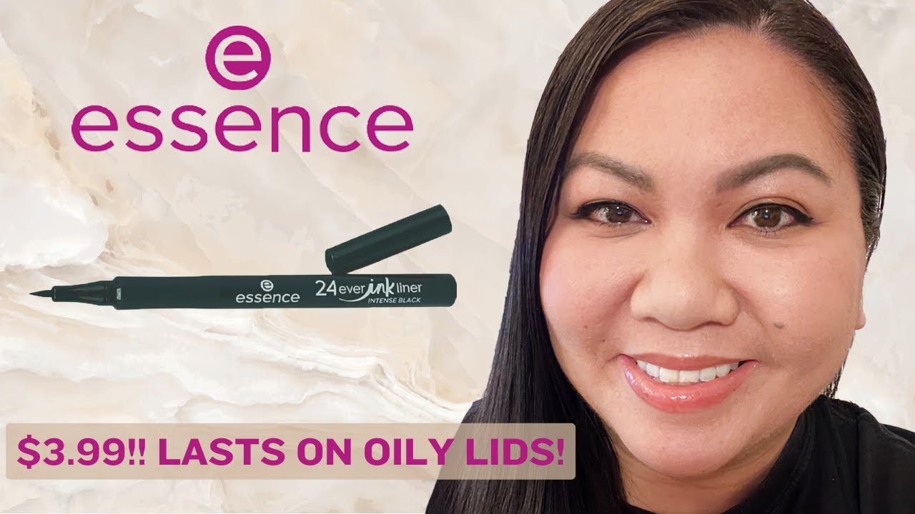 Essence 24Ever Ink Liner Review BEFORE You Buy | Affordable Liquid Eyeliner That Lasts On Oily Skin