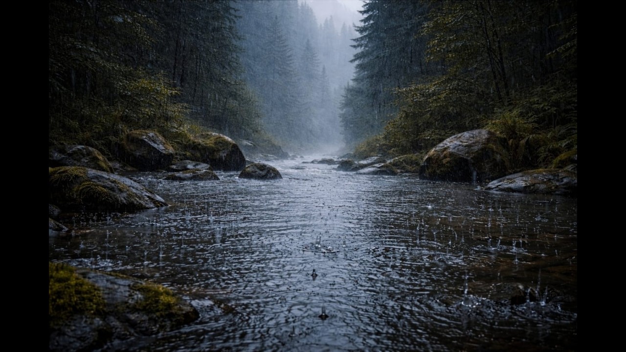 Close Your Eyes… You’re Beside a River in the Rain
