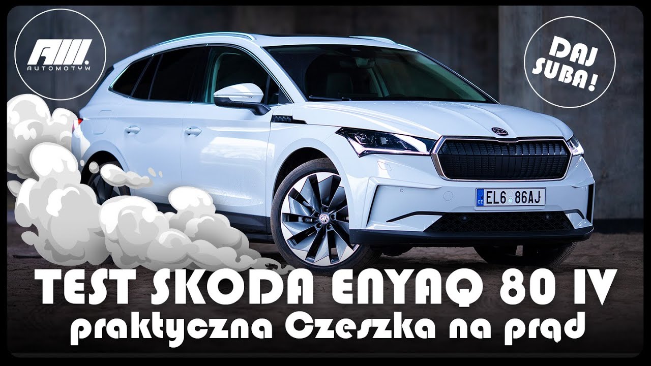 Test PL Skoda Enyaq 80 iV. W czym jest lepsza od Volkswagena ID.4? Sprawdzamy czeskiego elektryka!