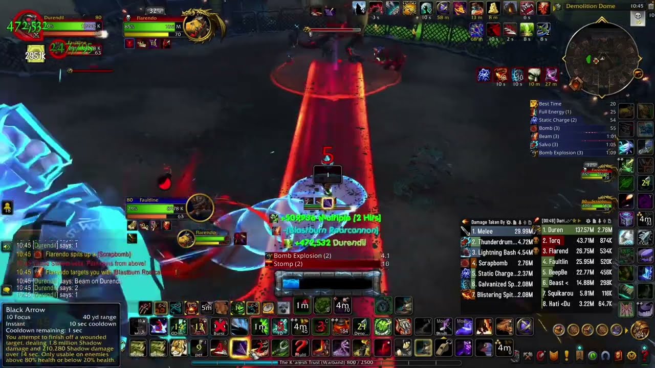 Hunter solo - Durendil vs Cauldron of Carnage