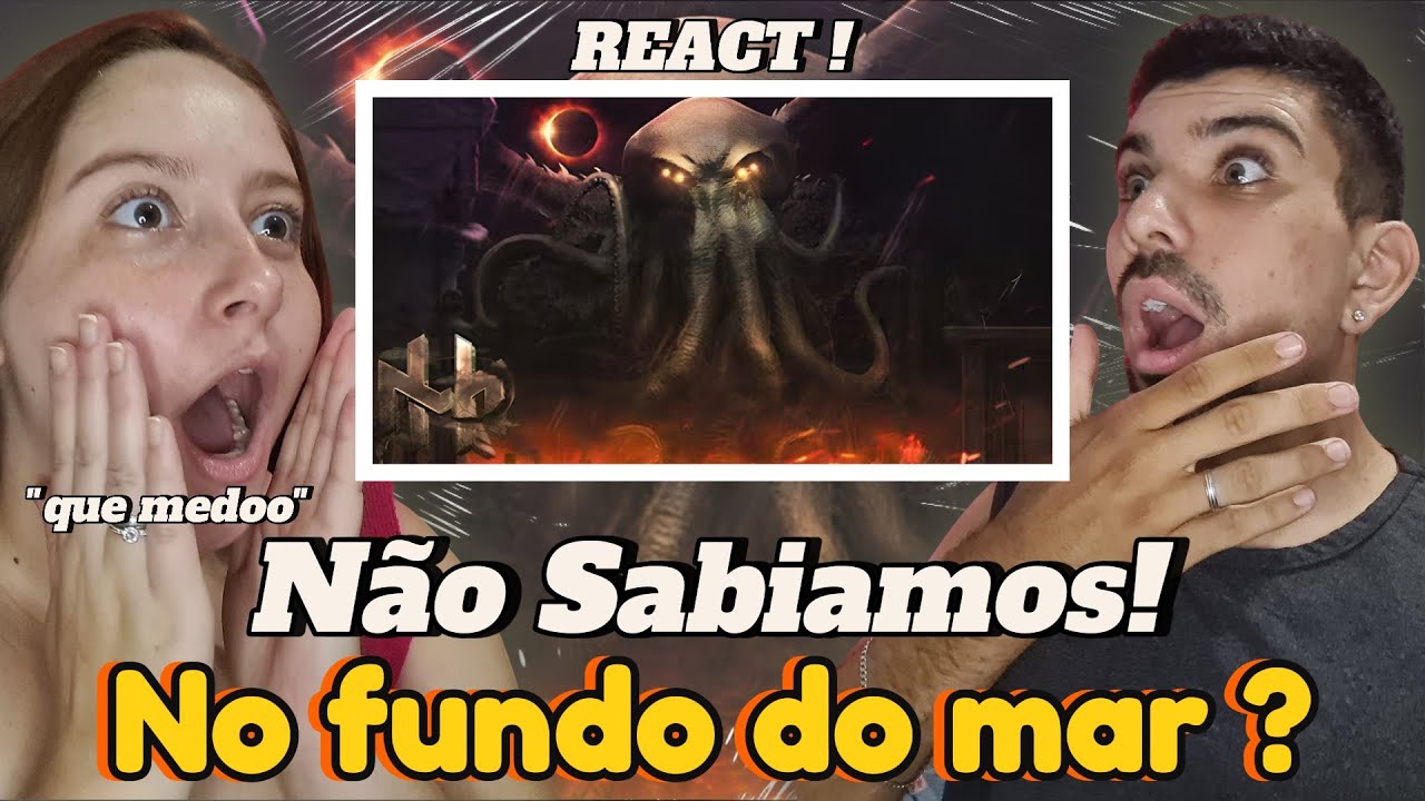 O Chamado de Cthulhu (H.P. Lovecraft) - “Dentro do Mar” | Henrique Mendonça | 🔥REACT CASAL NERD