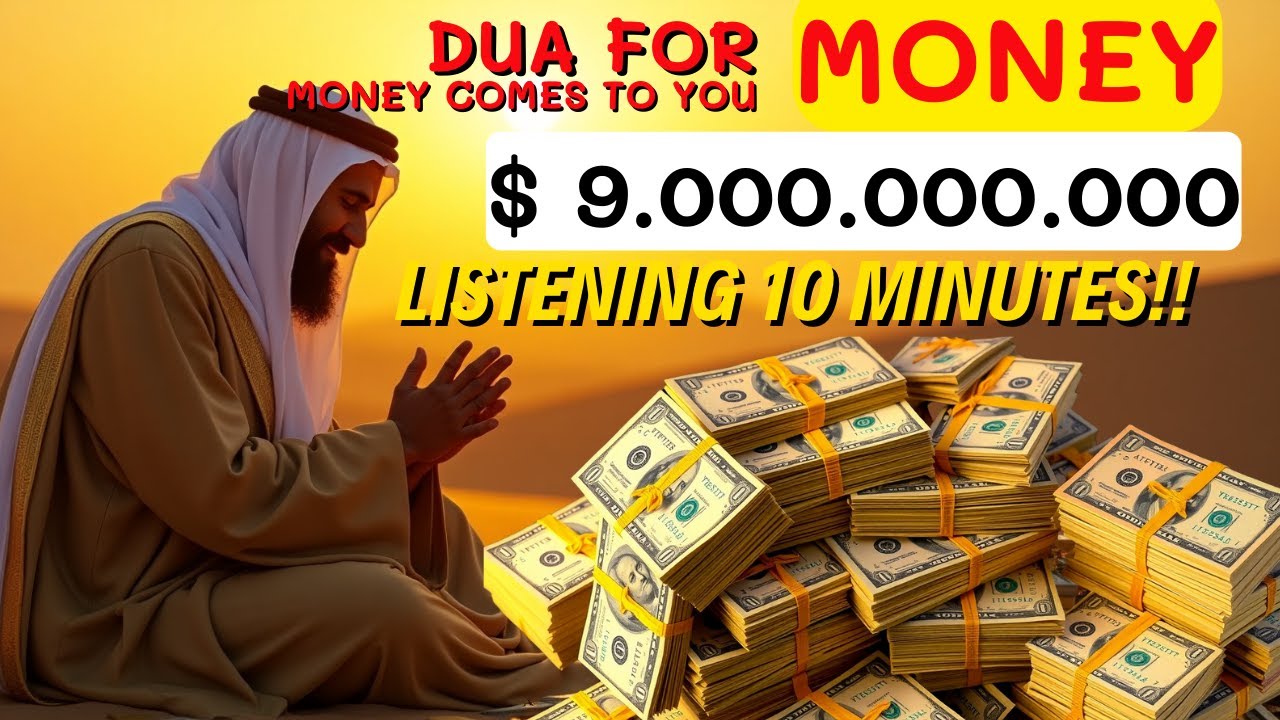 DUA FOR WEALTH | YOU WILL RECEIVE A LOT OF MONEY AFTER 2 MINUTES LISTENING, Insha Allah