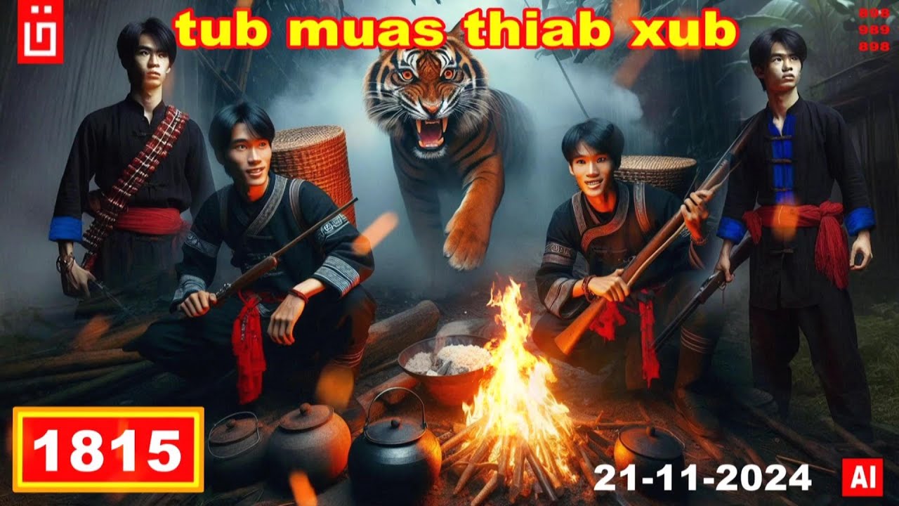 dab hais hmoob - 1815 - 21/11/2024 tub muas thiab xub, ตู๊มัวและซู้, Mau and Xue.