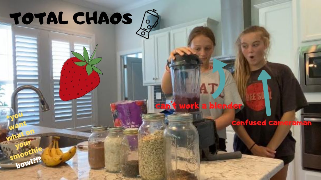 MAKING HOMEMADE SMOOTHIE BOWLS?!?