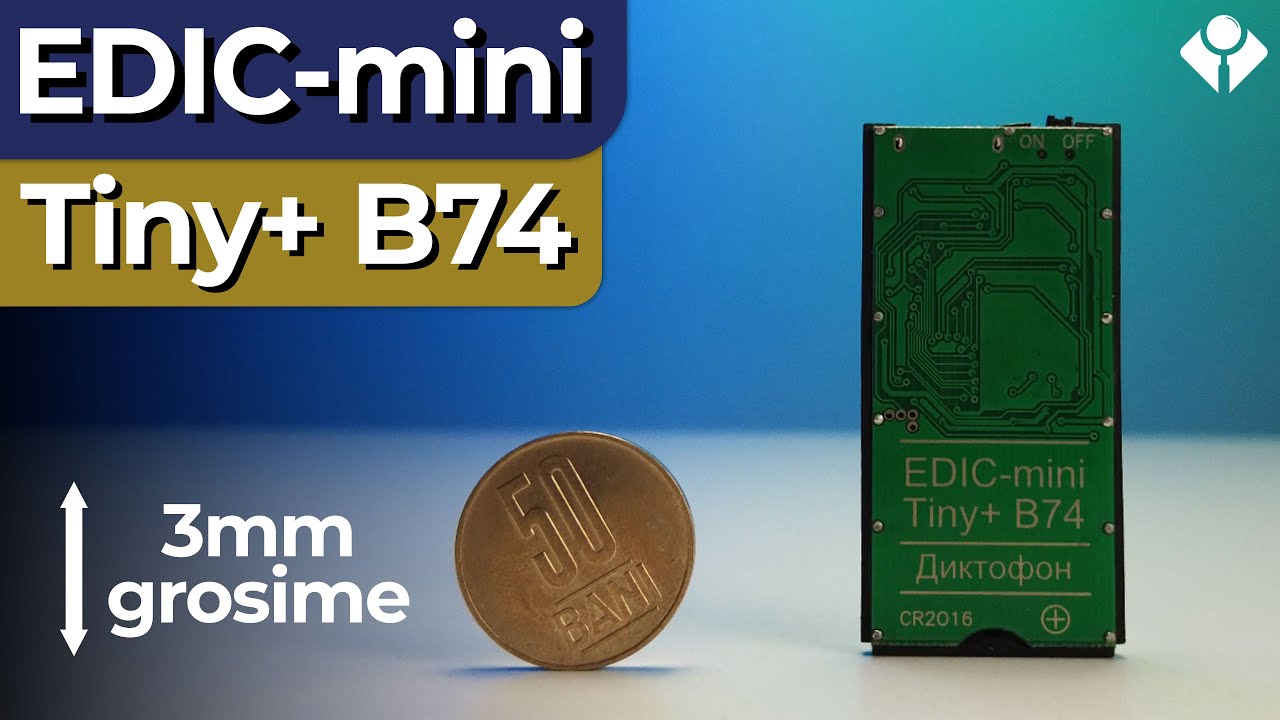 Micro reportofon ce captează vocea până la 12m distanță | EDIC-mini Tiny+ AR-THQ-B74