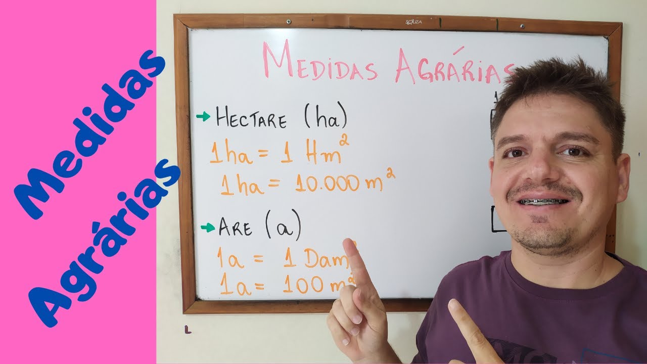 Área - MEDIDAS AGRÁRIAS - Exercícios e exemplos - 6º Ano - AULA 79