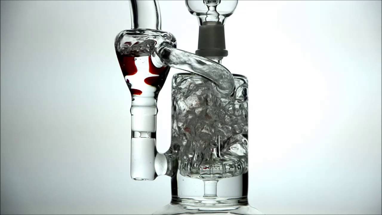 Showerhead Recycler with Red Drips by Glob Squad