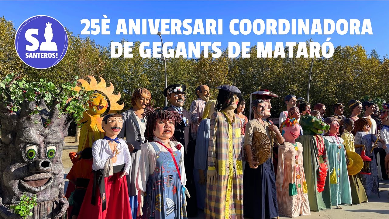 25è Aniversari de la Coordinadora de Gegants de Mataró - Fotografia del pòster oficial