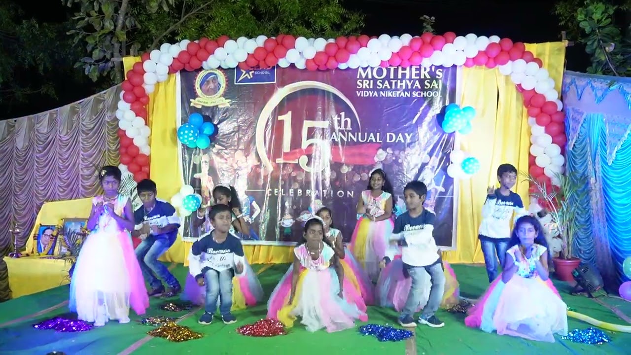bham bham bole #mother's Sri Satya Sai Vidya Nikethan 15th anniversary day celebration 2023#school