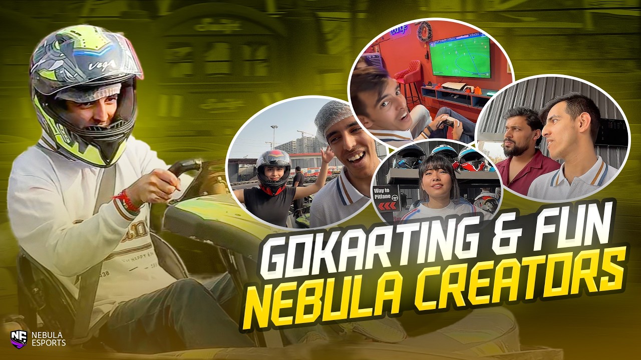 I Challenged Nebula Creators for Go-Kart Race | Vlog 2