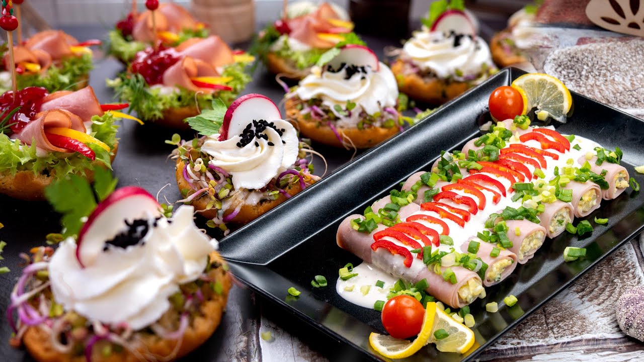 Fancy appetizers for a party at home 🔴 LIVE with Nat Ura!